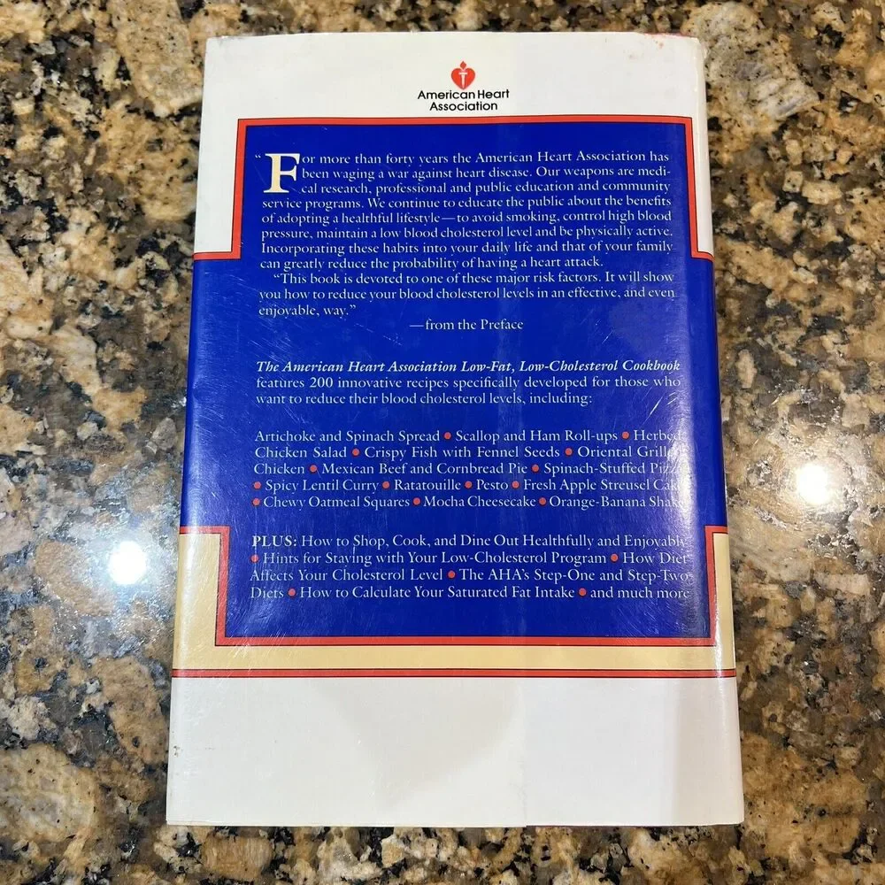 American Heart Association Low Fat Low Cholesterol Cookbook Hardcover